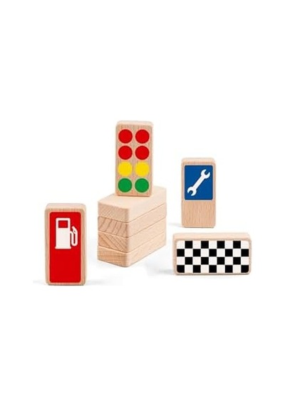Roadblocks Set Traffic Signs