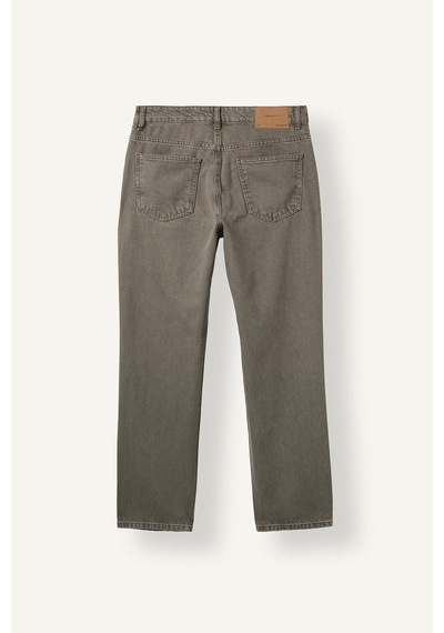 Defacto Straight Fıt Normal Bel Boru Paça Jean Pantolon I6142ax26aukh500 Haki-kh500