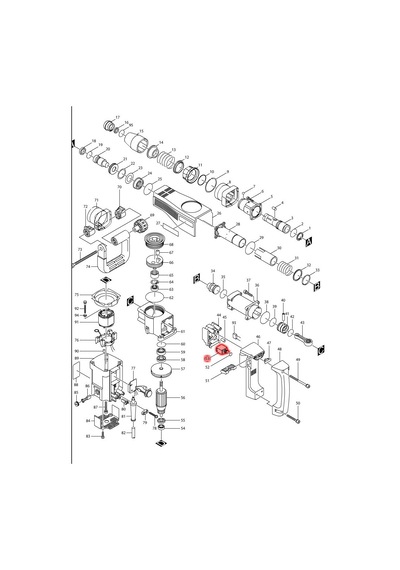 Makita HM1100C Şalter Tetik Switch Ürün Kodu 651481-7