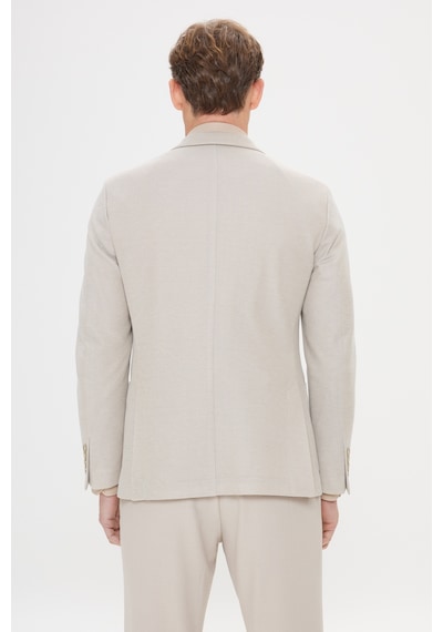 AC&Co / Altınyıldız Classics Erkek Bej 360 Her Yöne Esneyen Slim Fit Dar Kesim Kırlangıç Yaka Desenli Blazer Ceket Bej AC&Co / Altınyıldız Classics Erkek Bej 360 Her Yöne Esneyen Slim Fit Dar Kesim Kırlangıç Yaka Desenli Blazer Ceket Bej