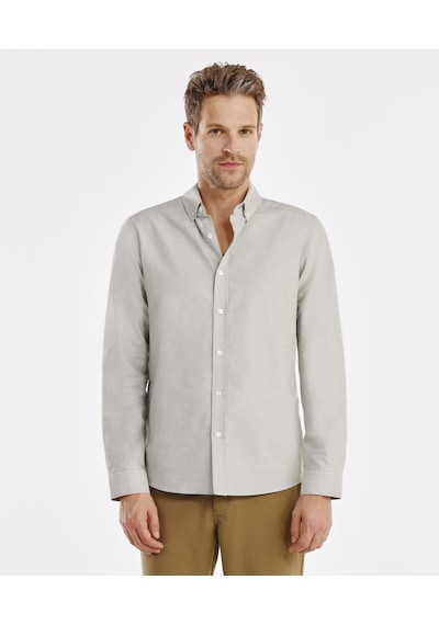 Yargıcı Regular Fit Oxford Gömlek 25yegm6002x 089 Yeşil