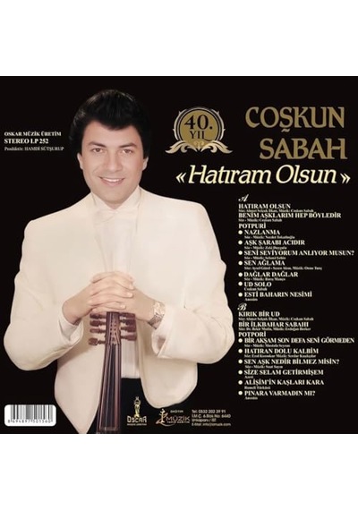 Coşkun Sabah Hatıram Olsun Plak 40. Yıl Özel Baskı, Stereo Lp Diğer