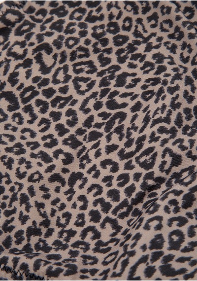 Mavi - Leopar Desenli Kahverengi Bikini Altı 1913185-33653