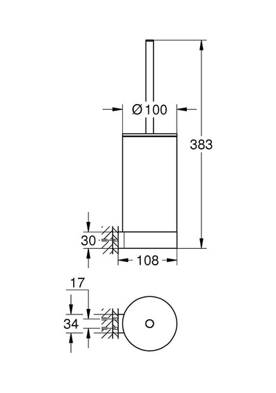 Grohe Selection Tuvalet Fırçası - 41076DL0