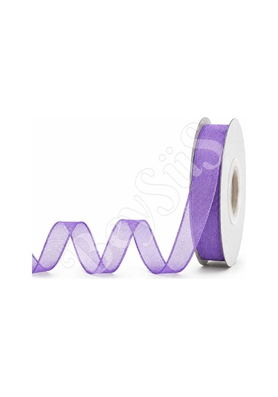 Organze Kurdele 10 Mm Mor