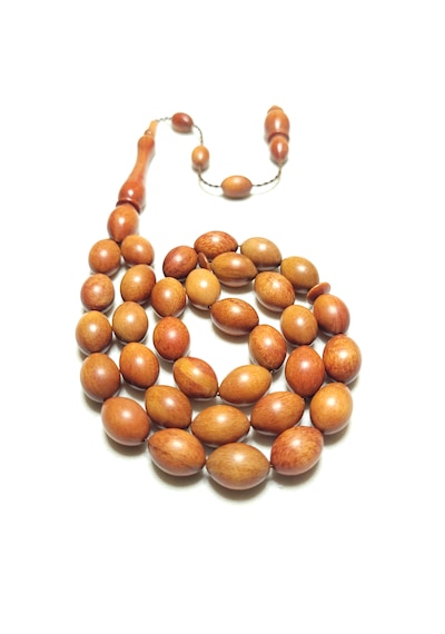 Gergedan Ağacı Tesbih 9x13. Bordo
