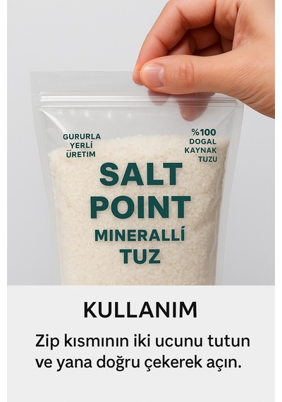 Sofrada Öğütme Tuzu 500 Gr Doğal Kaynak Tuzu, Yemeklik Ve Sofralık Kullanım