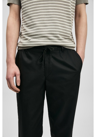 Lufian Glen Erkek Beach Jogger Pantolon Slim Fit Siyah Siyah 111190358100100