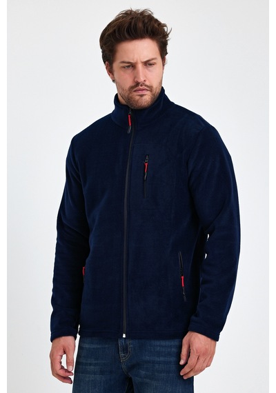 Monox Erkek Outdoor Fermuarlı Polar Ceket 001 Lacivert