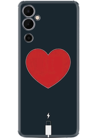 Tecno Pova Neo 2 Kılıf Resimli Desenli Baskılı Silikon Charge Heart 1422