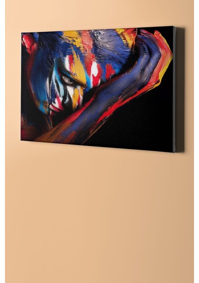 Webstyle Sayılarla Boyama Seti Kasnaklı Poz Veren Güzel 60 X 75 Cm