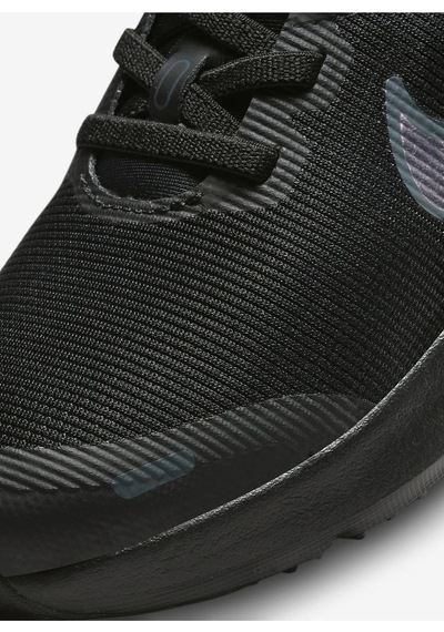 Nike Downshifter 12 Kids Black Psv Kız Çocuk Çırtlı Bantlı Yürüyüş Koşu Ayakkabısı Siyah Siyah