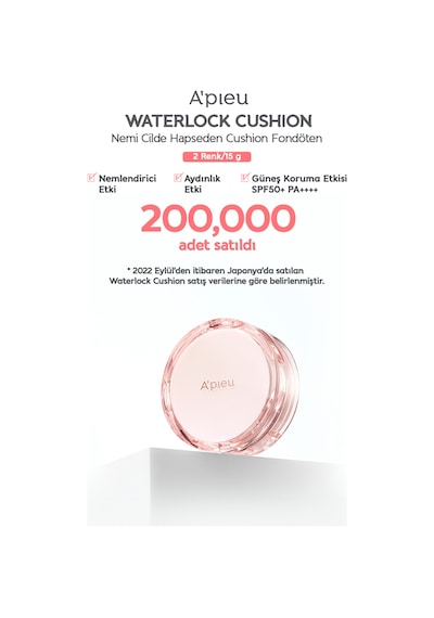 24 Saat Kalıcı Esans İçeren Nemlendirici Cushion A'pıeu Waterlock Cushion 23n Spf50+/pa++++ 23 72902751