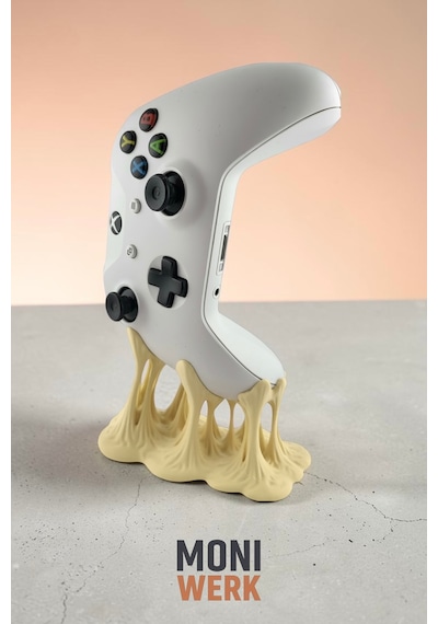 Xbox Uyumlu Bubble Gum Tasarımlı Sarı Oyun Kolu Standı