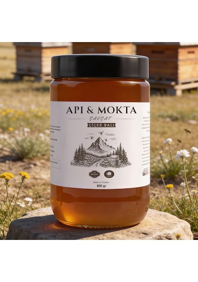 Apimokta Polifloralı Doğal Katkısız Çiçek Balı 850 Gr / Artvin Şavşat Çiçek Balı