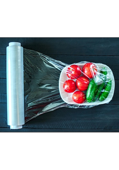 Gıda Streç Film 30 Cm X 300 Mt Kutulu Özel Kesme Bıçak Aparatı İle