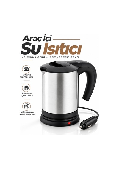 12v Araç Çakmak Girişli Taşınabilir Su Isıtıcı - Bayi Depom