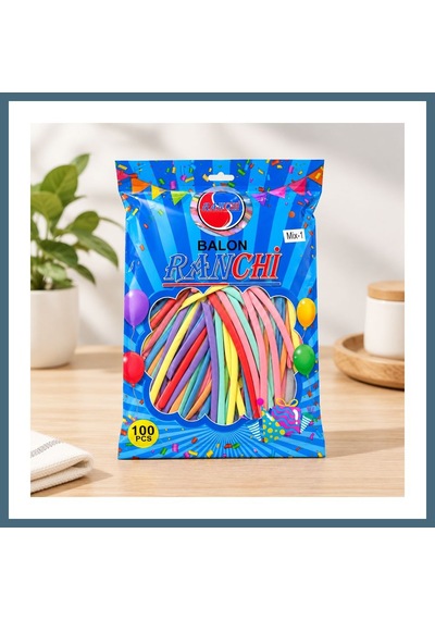 Bezos Mix Sosis Balon Agc Çok Renkli