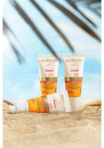 Bioxcin Sun Care Lekeye Eğilimli Ciltler Spf 50 Güneş Kremi 50 ml - Alfa Arbutin, Kolajen, Hyaluronik Asit