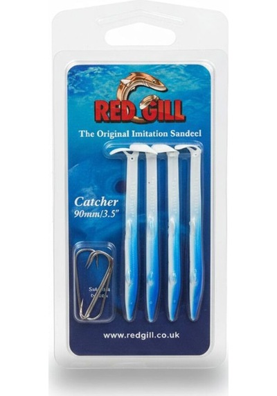 Red Gill Original 9cm Silikon Yem - Blue White