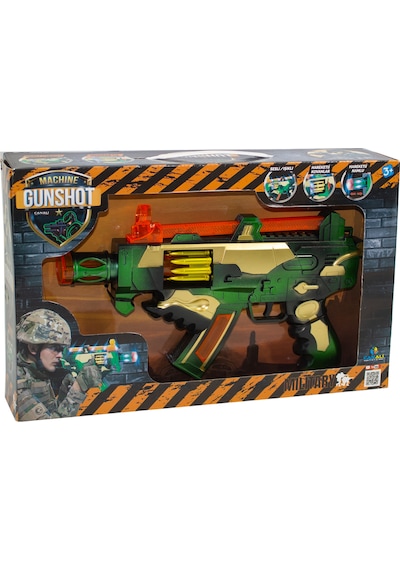 Oyuncak Tüfek Işıklı Sesli Mp5 Tüfek 30 CM