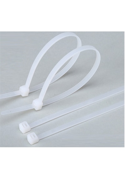 25 Adet Pemsan 94Cm X 9Mm Plastik Cırt Kelepçe Kablo Bağı Beyaz