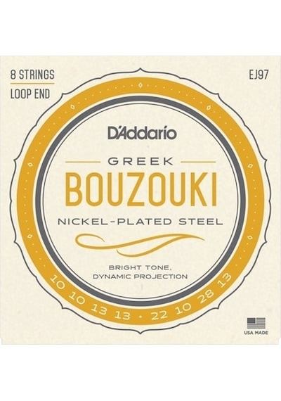 Daddario Ej97 Bouzouki Greek Nickel Takım Tel Buzuki Teli