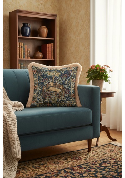 Kraliyet Vintage Unicorn Saçaklı Yastık Kılıfı-çiçekler Ve At Klasik Lacivert Püskül Kırlent Kılıfı Mat Fırtına Yosun Kraliyet Vintage Unicorn Saçaklı Yastık Kılıfı-çiçekler Ve At Klasik Lacivert Püskül Kırlent Kılıfı Mat Fırtına Yosun