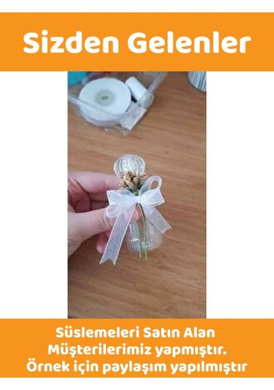 100 Adet 50 Ml Paris24 Dezenfektan Kolonya Parfüm Hediyelik Nikah Düğün İçin Boş Plastik Şişe