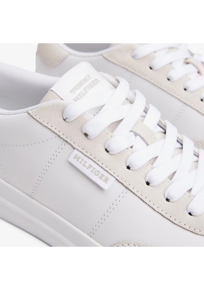Tommy Hilfiger Cupset Leather Summer Erkek Beyaz Sneaker 026 Fm0fm05487 Beyaz