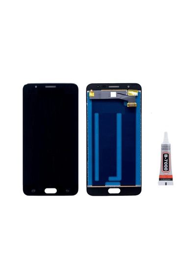 Samsung J7 Prime G610f Siyah Uyumlu Ekran Lcd Dokunmatik B7000 15ml Yapıştırıcı İle Beraber Yc