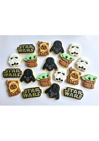Yıldız Savaşları Karakterli Darth Vader Yoda Uzay Temalı Kurabiye Kalıbı Seti Çok Renkli