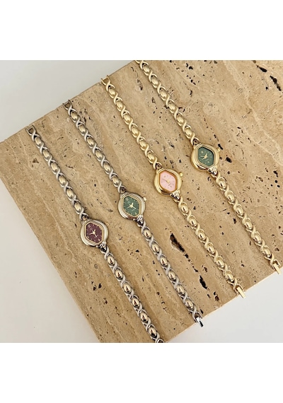 Savior Collection Velinor Gold Pembe Saat