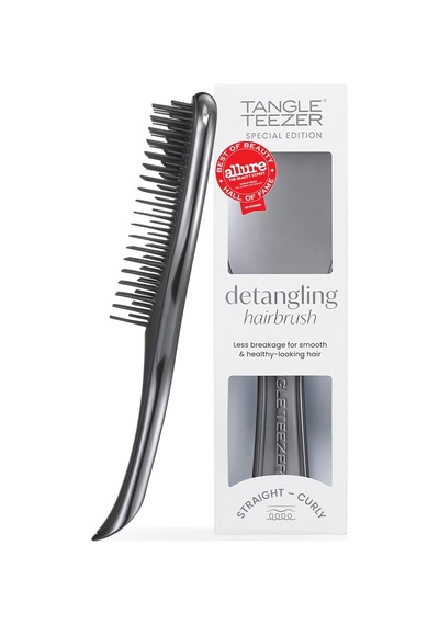 Ultimate Detangler Chrome Midnight Silver Gümüş Düz Ve Kıvırcık Saçlar İçin Saç Fırçası Tarak