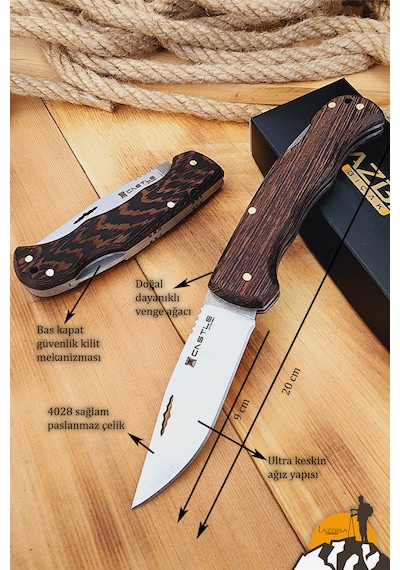 Venge Sap Kamp Çakısı Outdoor Piknik Çakısı Bahçe Çakısı Çkx-726 Çok Renkli