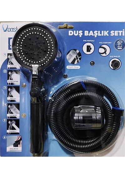 Vaeske Duş Başlığı Seti Vs-80 3 Adet