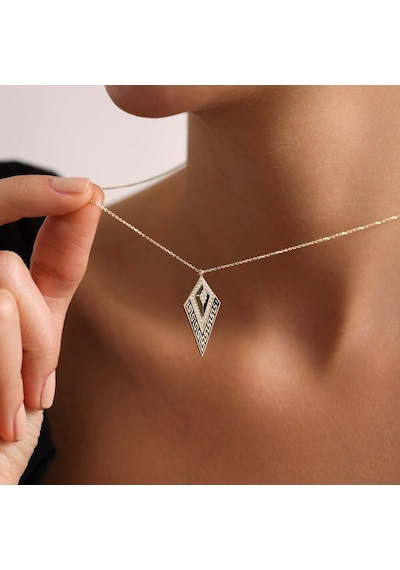 Triangle Grek Altın Kolye T13195