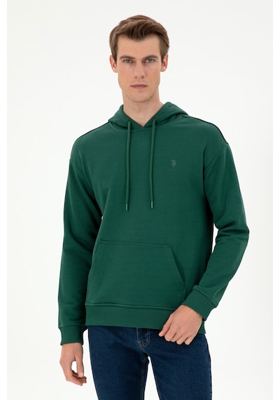 U.s. Polo Assn. Erkek Koyu Yeşil Sweatshirt 50298271-vr079 Koyu Yeşil