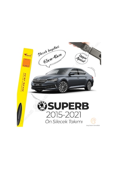 Skoda Superb Muz Silecek Takımı 2015-2021 İnwells