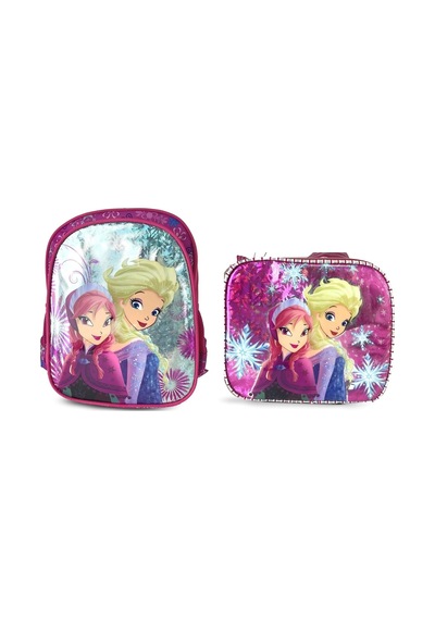Frozen Kızları Çanta Seti 5 Parça No Color