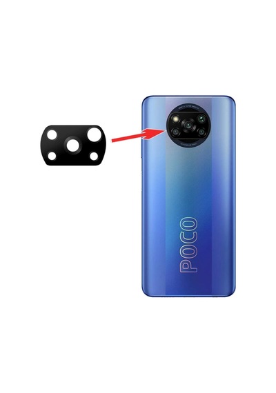 Xiaomi Poco X3 - Poco X3 Nfc Kamera Lens Camı A++Süper Kalite (522188422)