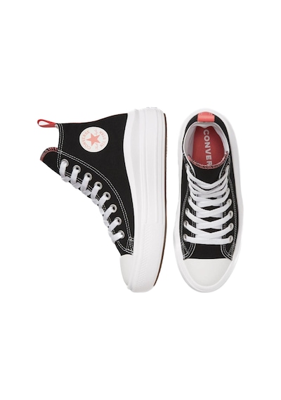 Converse 271716c Hi Ctas Move Canvas Platform Siyah Unisex Ayakkabı Siyah