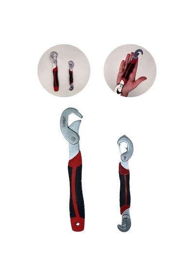 Biishe Çok Fonksiyonlu Ergonomik Ayarlanabilir Büyük Küçük Akıllı Pense Anahtar 2li Set 84135268