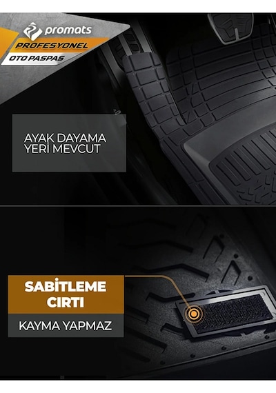 Renault 9 Uyumlu 5-d Oto Paspas Profesyonel Gri