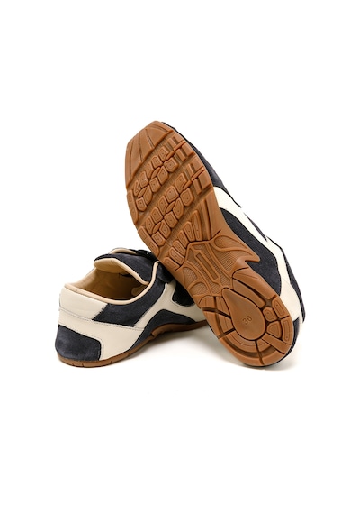 Sneaker Günlük Kadın Rc-25y-187-mıu1005 John May Laci Süet - Bej Cilt Laci Süet - Bej Cilt Lacivert - Bej