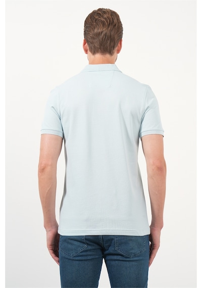 Mavi Polo Yaka Kısa Kol Cepli Comfort Fit Pamuklu Tişört 1011260155