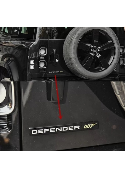 Dk Tuning Land Rover 007 Defender 110 Bond Edition Bagaj Yazı Logo Arma Bagaj Arma
