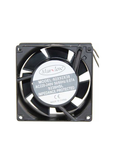 92X92X38Mm 220V Ac Metal Kasa Fanı