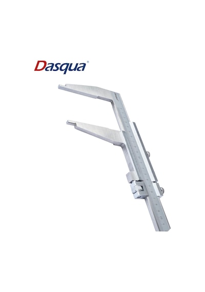 Dasqua 1310-0020 0-1500mm Tek Çene Mekanik Kumpas 0,02 Çene Boyu 150