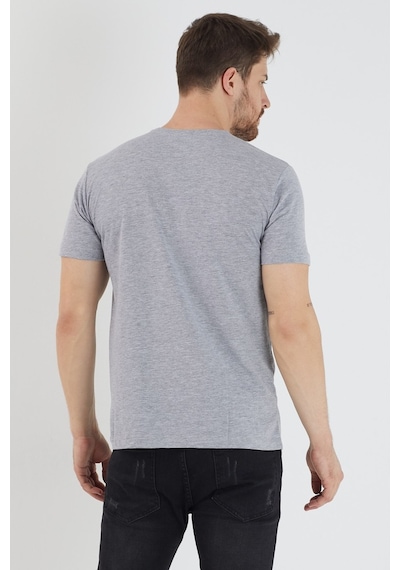 Slazenger SANDER KTN Erkek  Gri Tişört